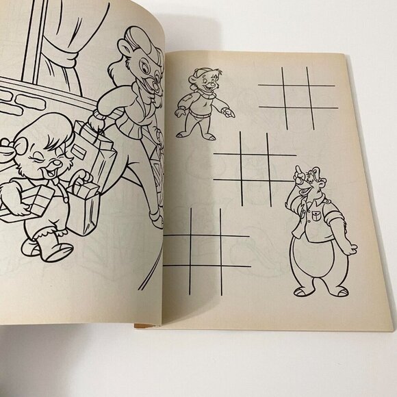 Vintage 1990 TaleSpin A Jumbo Colouring Activity Book Colour Book - Picture 12 of 16